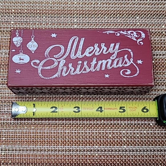 Design Block, Red, Merry Christmas, NWT - Picture 7 of 10